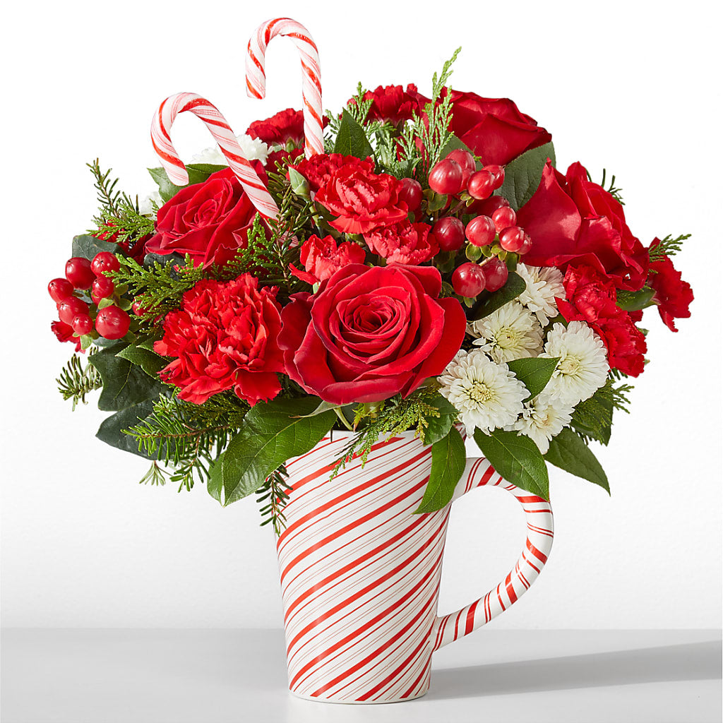 Peppermint Swirl Mug – Savannah Flower Market, Savannah GA