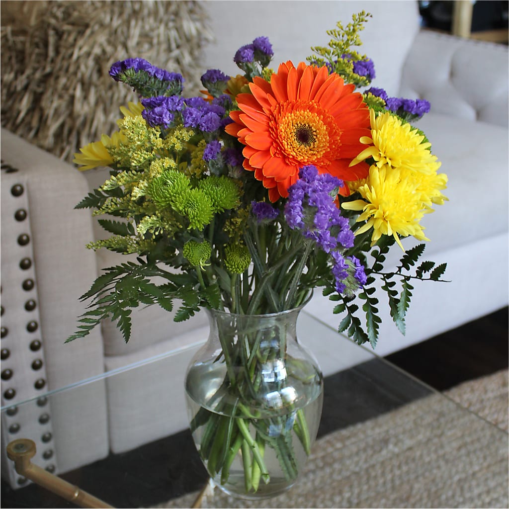 Marmalade Skies Bouquet – Savannah Flower Market, Savannah GA
