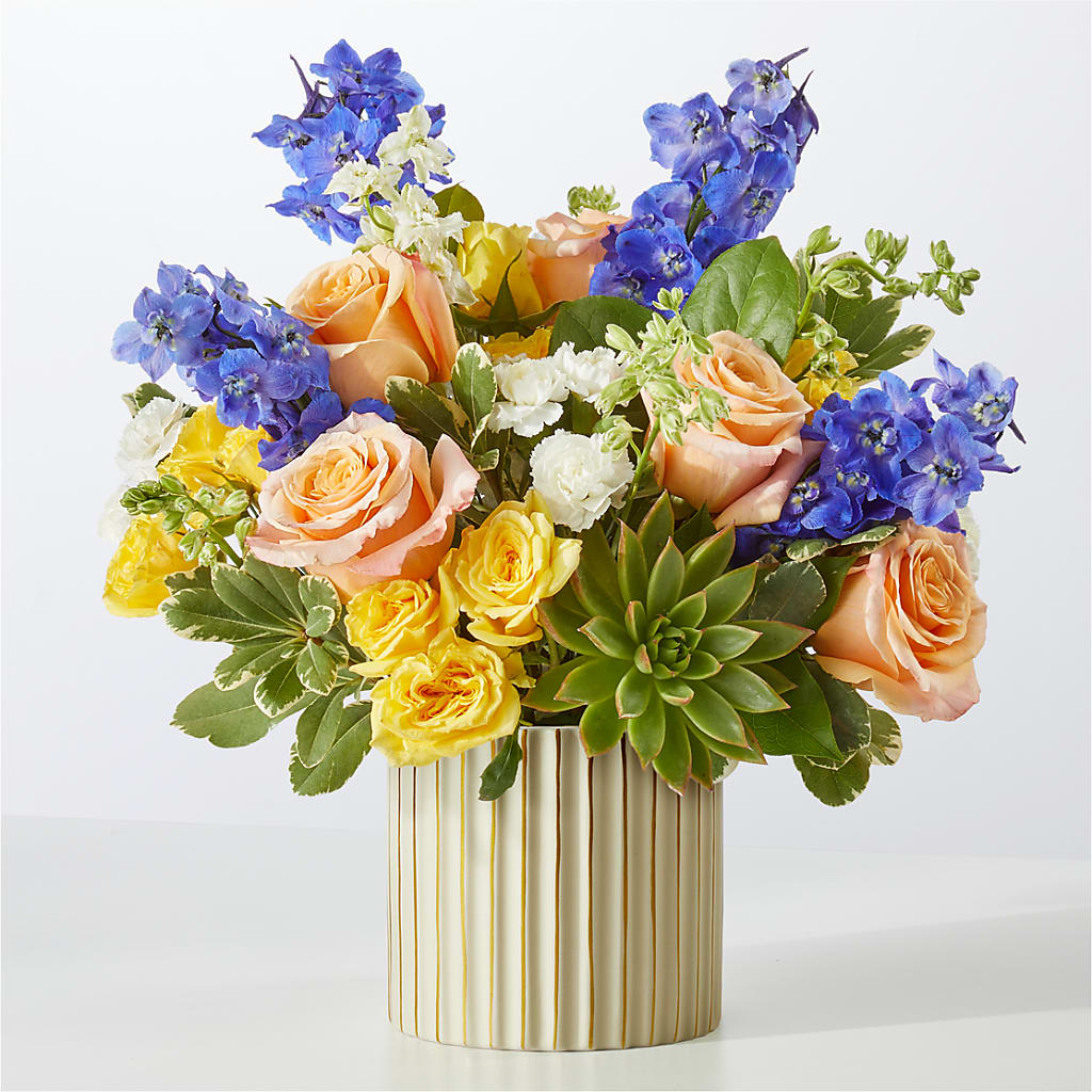 Cobalt Reverie Bouquet – Savannah Flower Market, Savannah GA