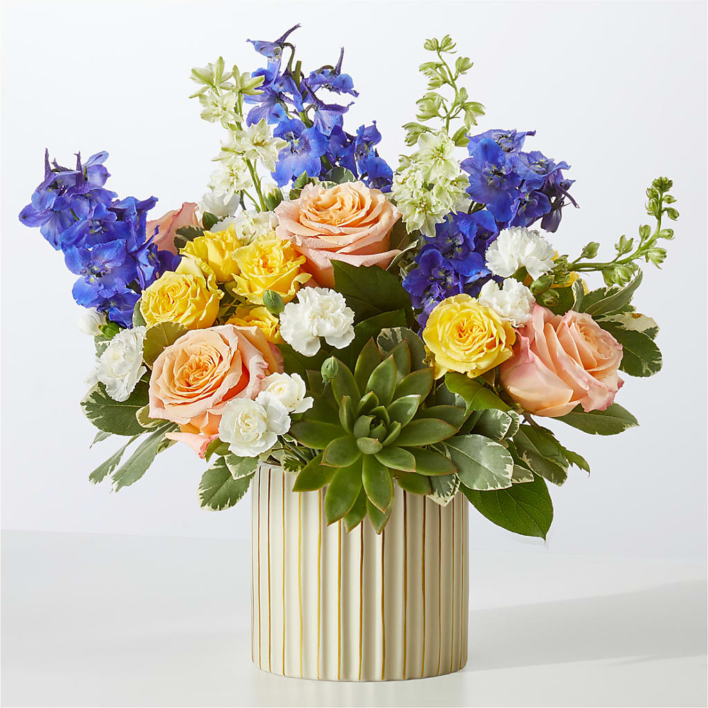 Cobalt Reverie Bouquet – Savannah Flower Market, Savannah GA