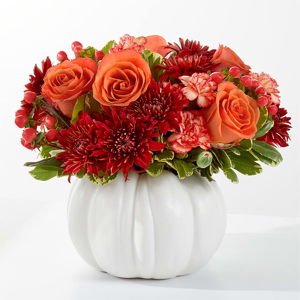 Autumn Air Pumpkin Bouquet – Savannah Flower Market, Savannah GA