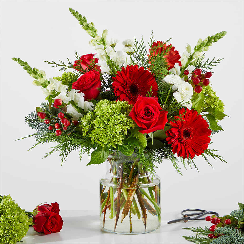 Merry Moment Bouquet – A Florist Original – Savannah Flower Market, Savannah GA