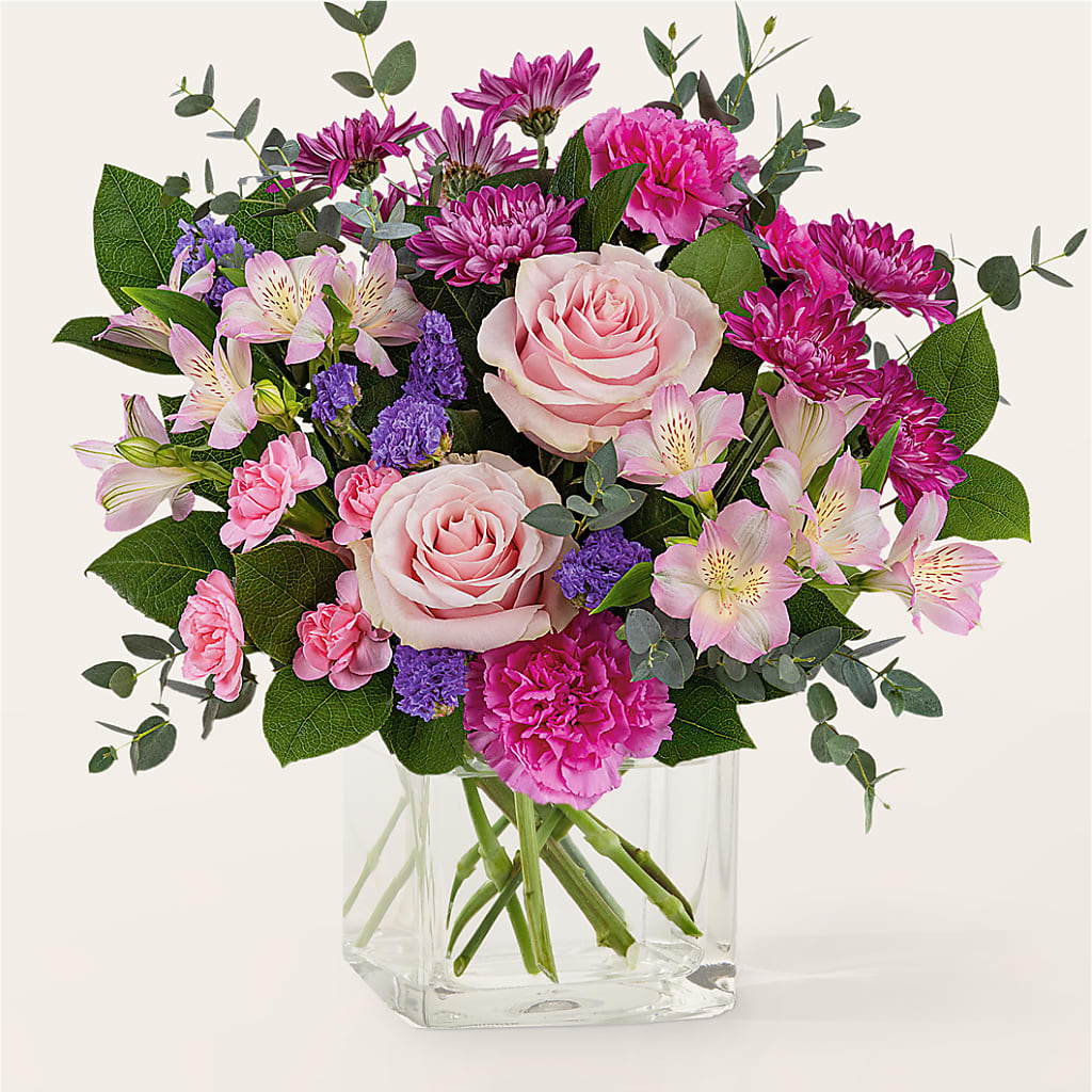 Rosy Radiance Bouquet – Savannah Flower Market, Savannah GA