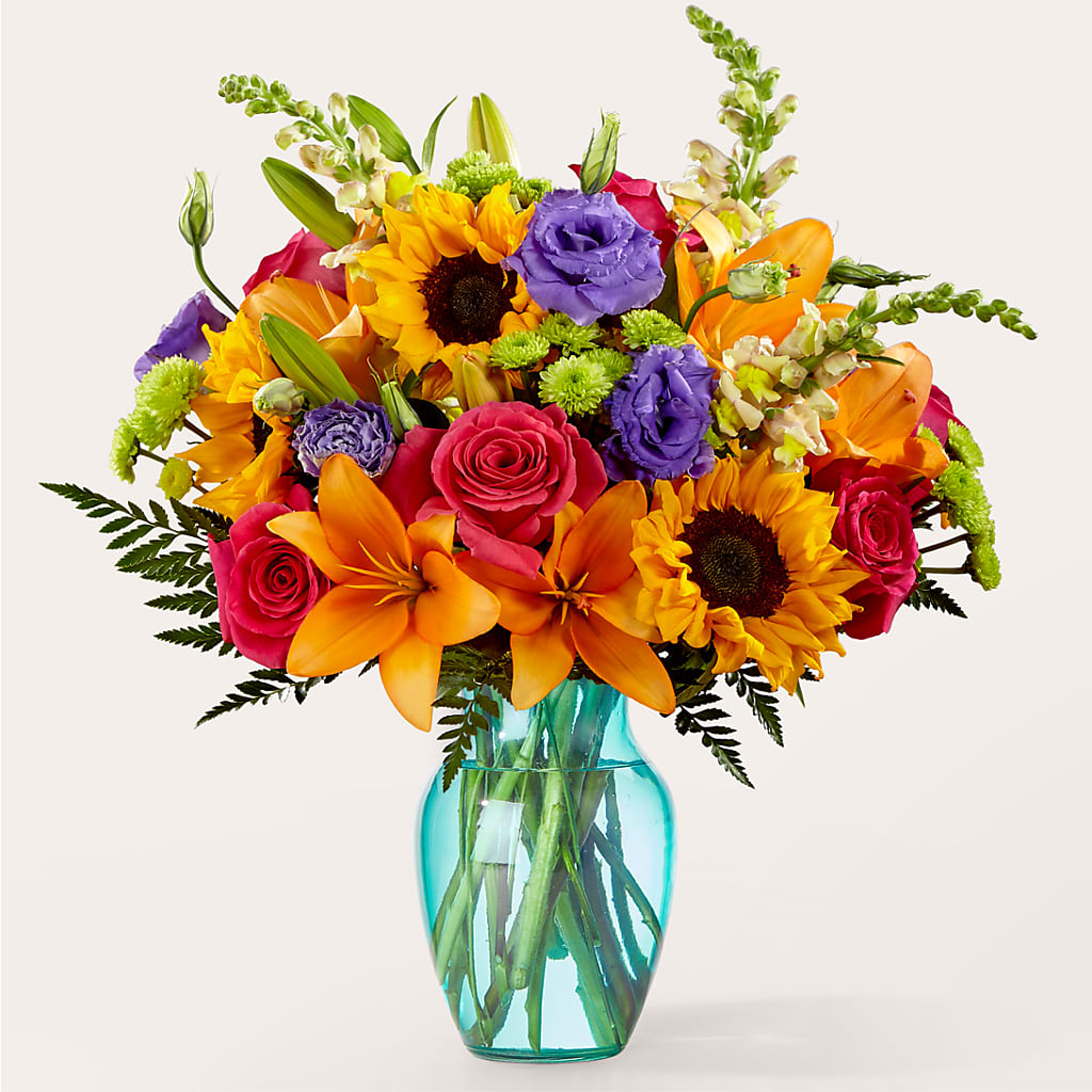 Double Rainbow Bouquet – Savannah Flower Market, Savannah GA