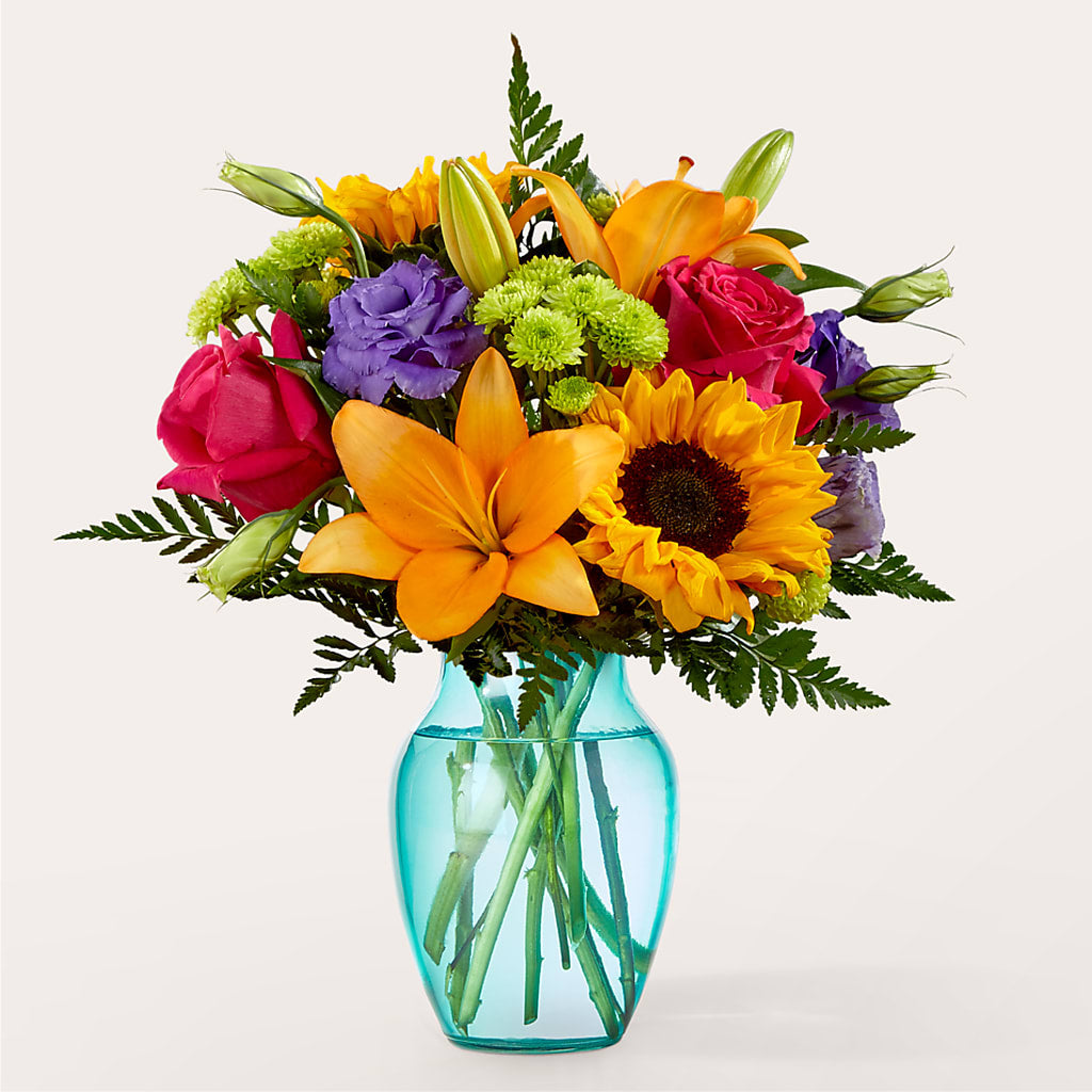 Double Rainbow Bouquet – Savannah Flower Market, Savannah GA