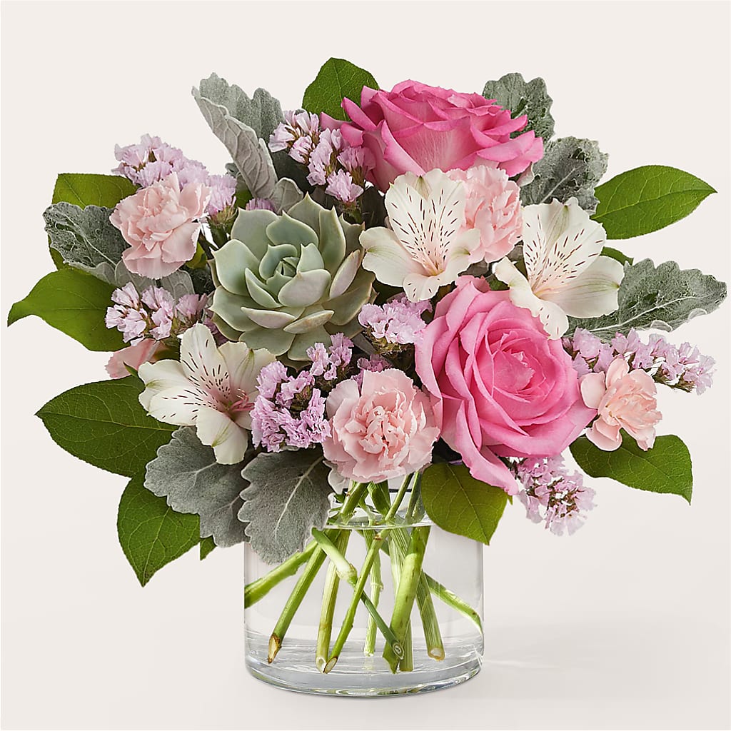 Dusty Rose Bouquet – Savannah Flower Market, Savannah GA