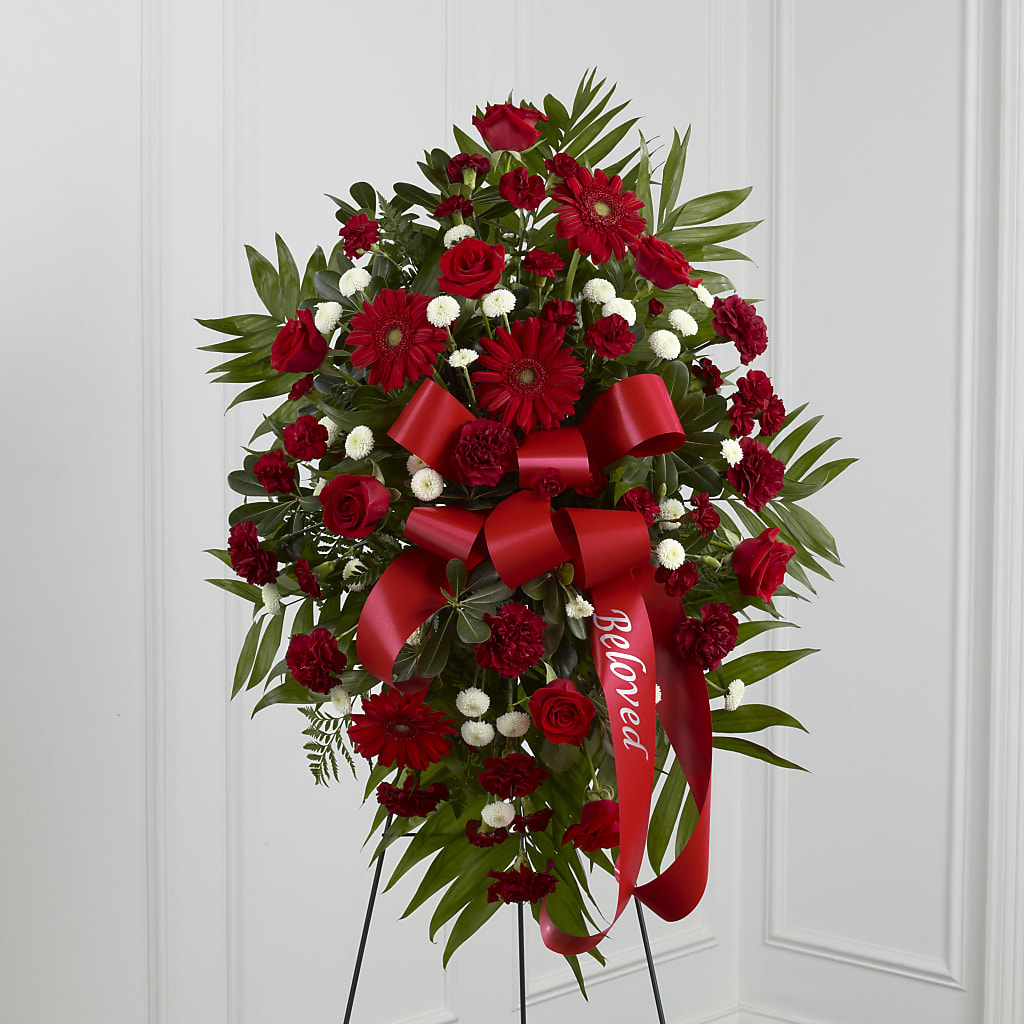 Treasured Memories Standing Spray – Savannah Flower Market, Savannah GA