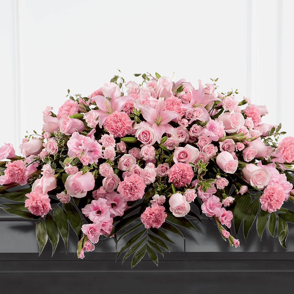 Garden of Comfort Casket Spray (Standard) – Savannah Flower Market, Savannah GA