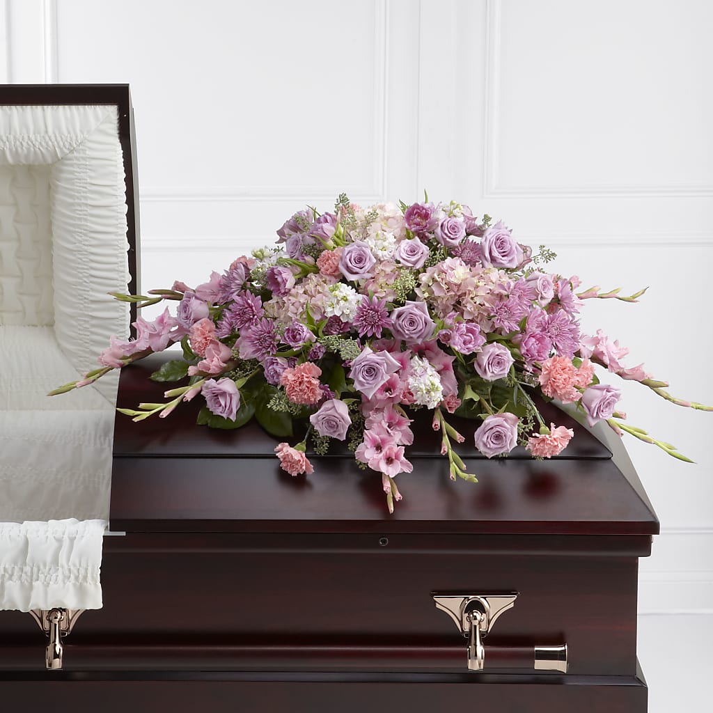 Immorata Casket Spray – Savannah Flower Market, Savannah GA