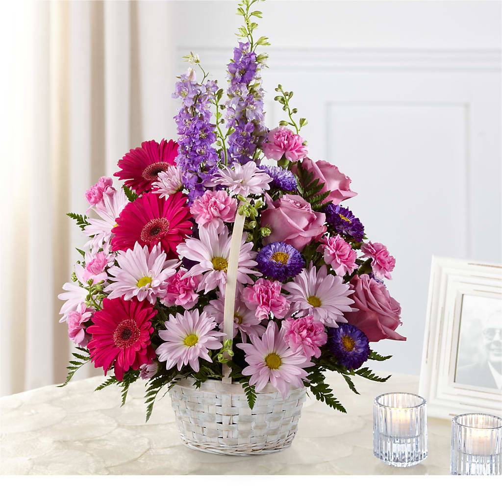 Pastel Peace Basket – Savannah Flower Market, Savannah GA