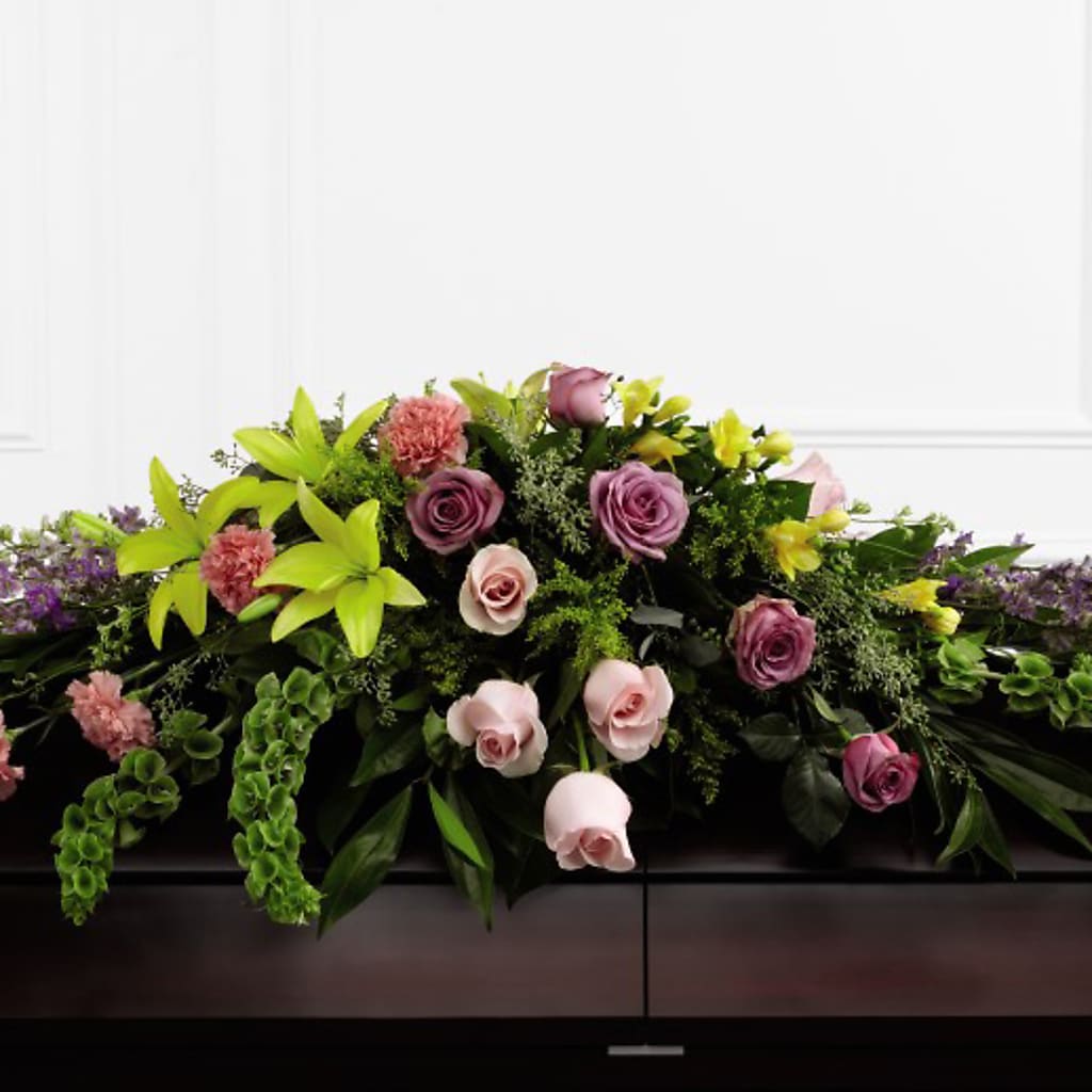 Forever Beloved Casket Spray – Savannah Flower Market, Savannah GA