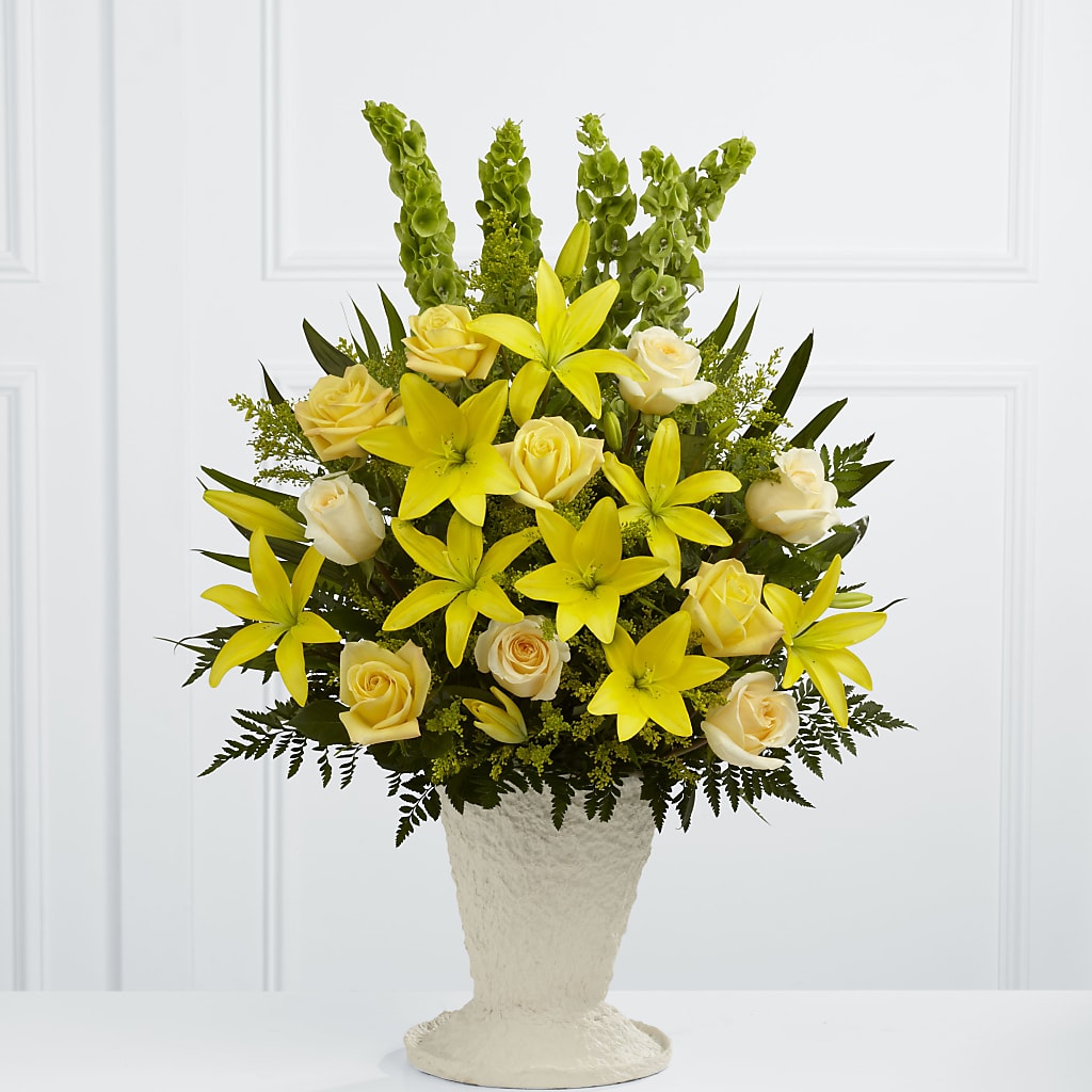 Golden Memories Arrangement – Savannah Flower Market, Savannah GA