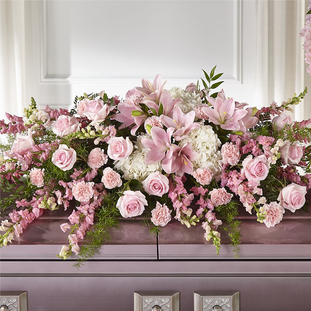 Life & Remembrance Casket Spray – Savannah Flower Market, Savannah GA
