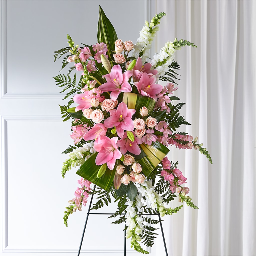 Elegant Embrace Standing Spray – Savannah Flower Market, Savannah GA