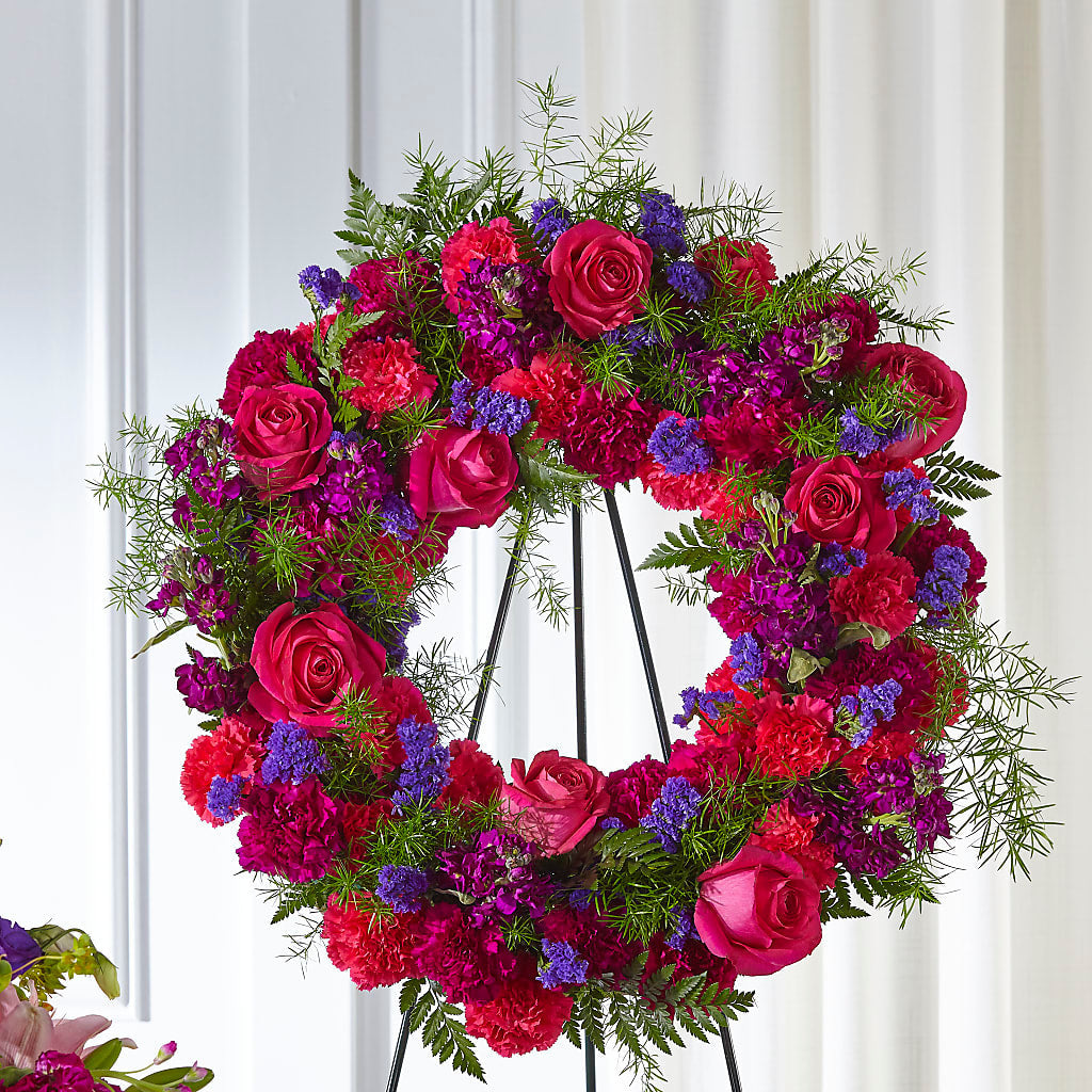 Calming Colors Wreath – Savannah Flower Market, Savannah GA