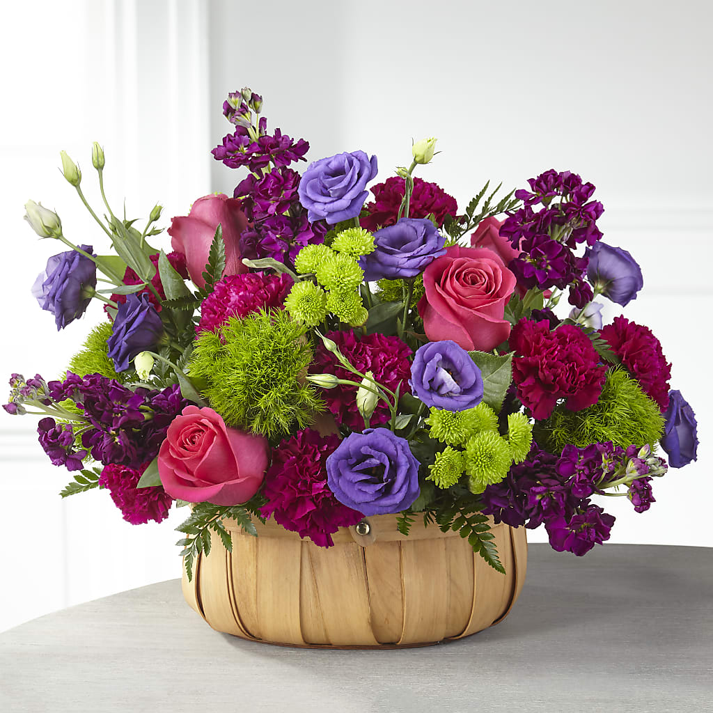 Serene Sanctuary Basket – Savannah Flower Market, Savannah GA