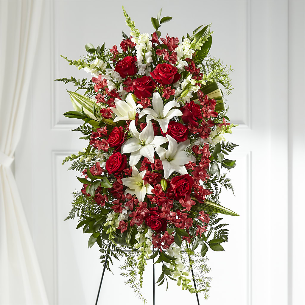 Everlasting Memory Standing Spray – Savannah Flower Market, Savannah GA