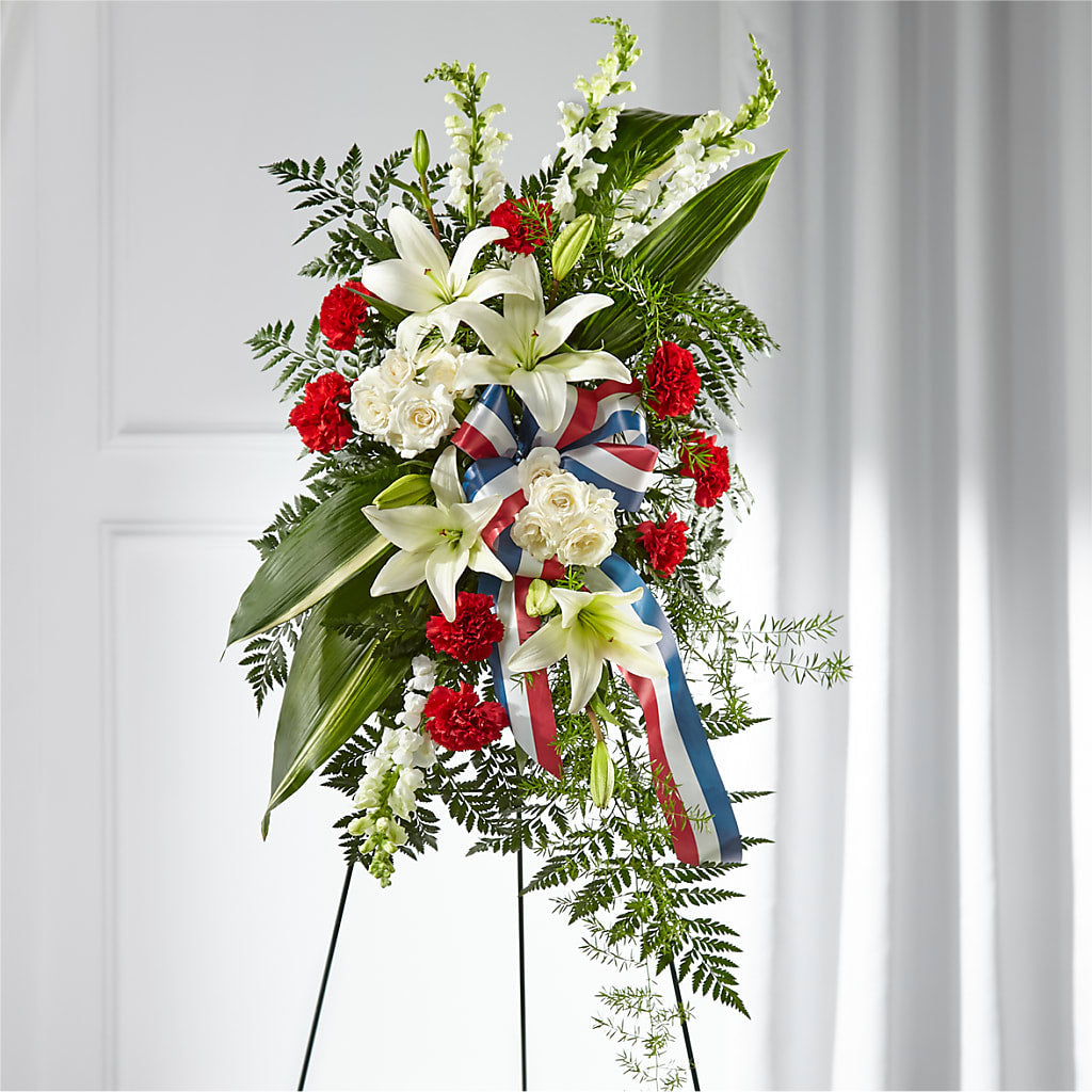 Stars of Life Standing Spray – Savannah Flower Market, Savannah GA
