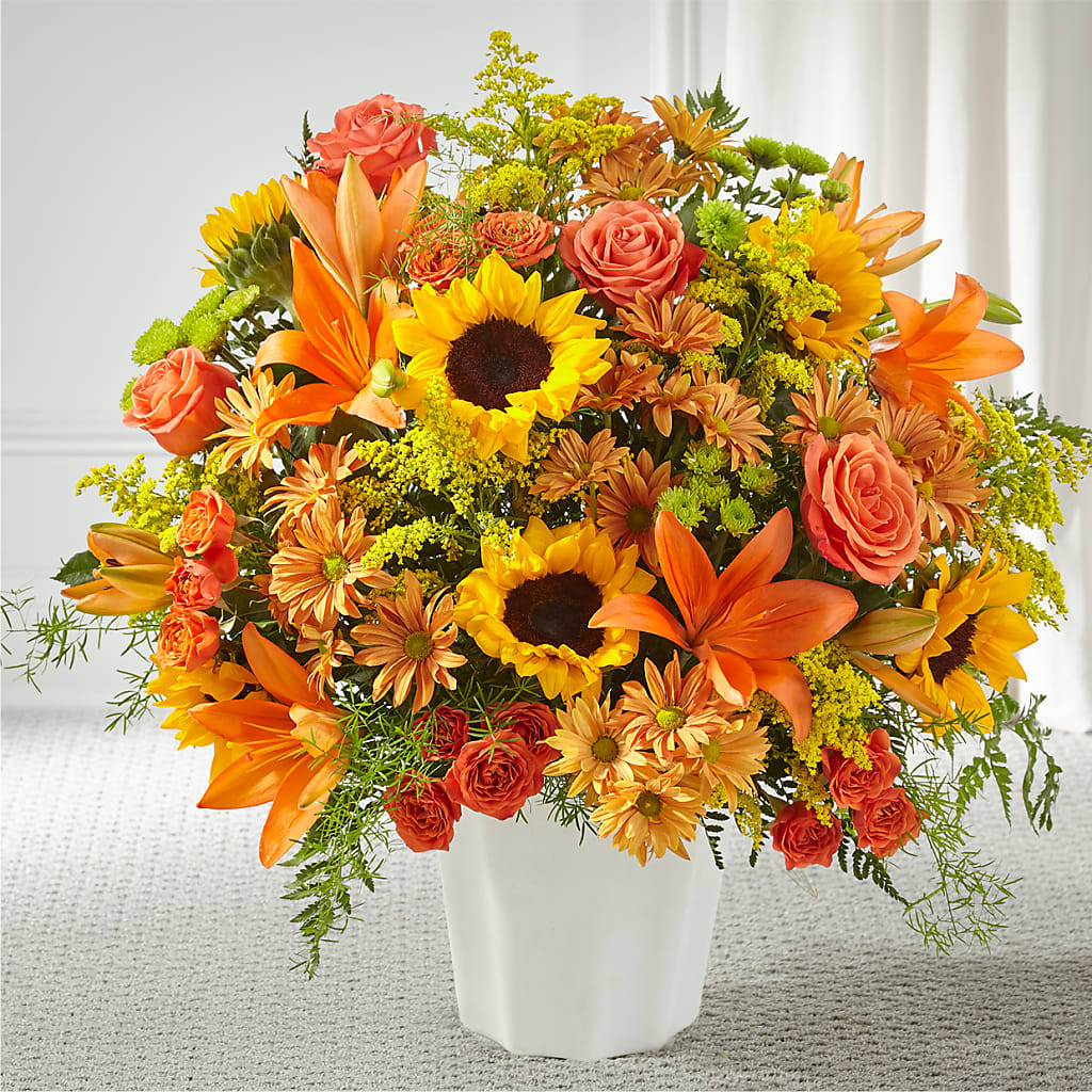 Harvest Thoughts Floor Basket – Savannah Flower Market, Savannah GA