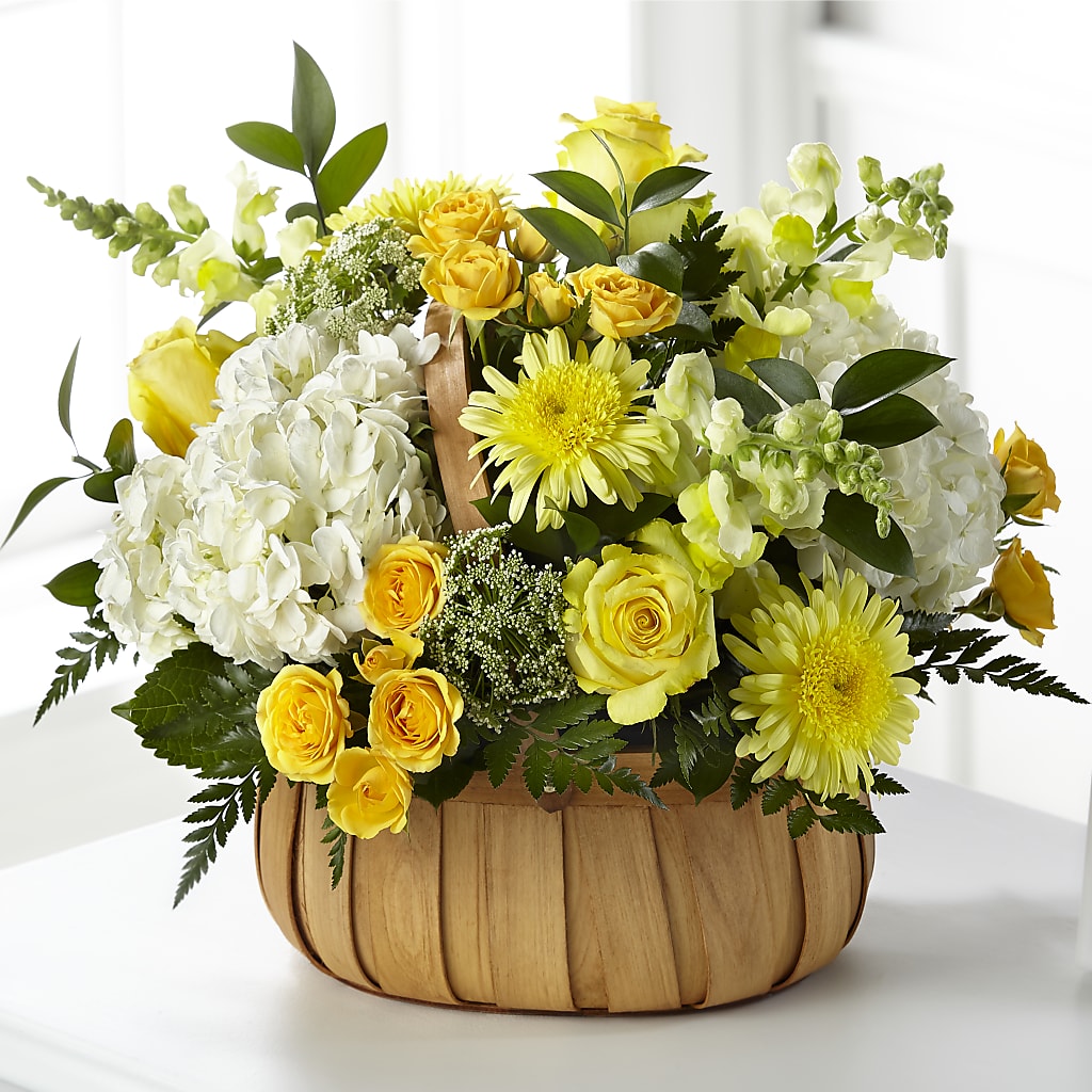 Rustic Remembrance Basket – Savannah Flower Market, Savannah GA
