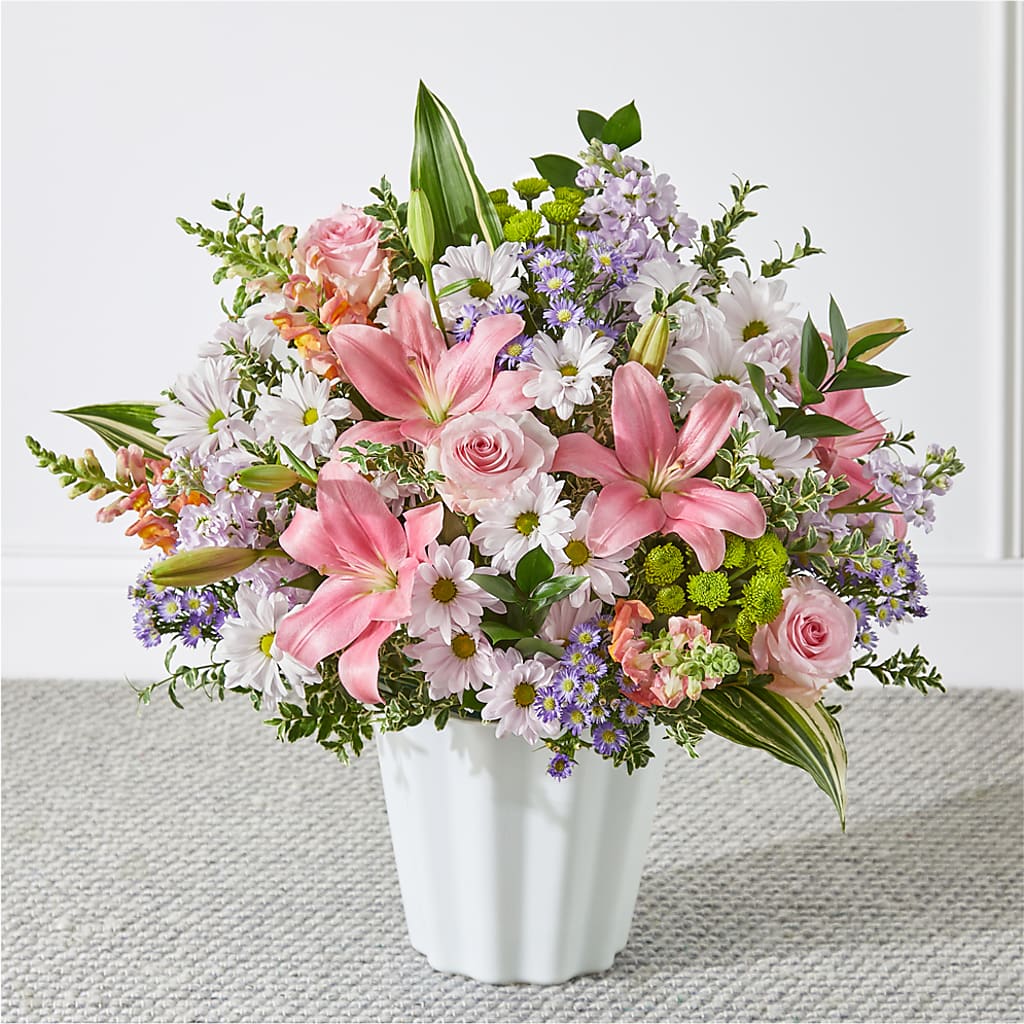 Abundant Compassion Floor Basket – Savannah Flower Market, Savannah GA