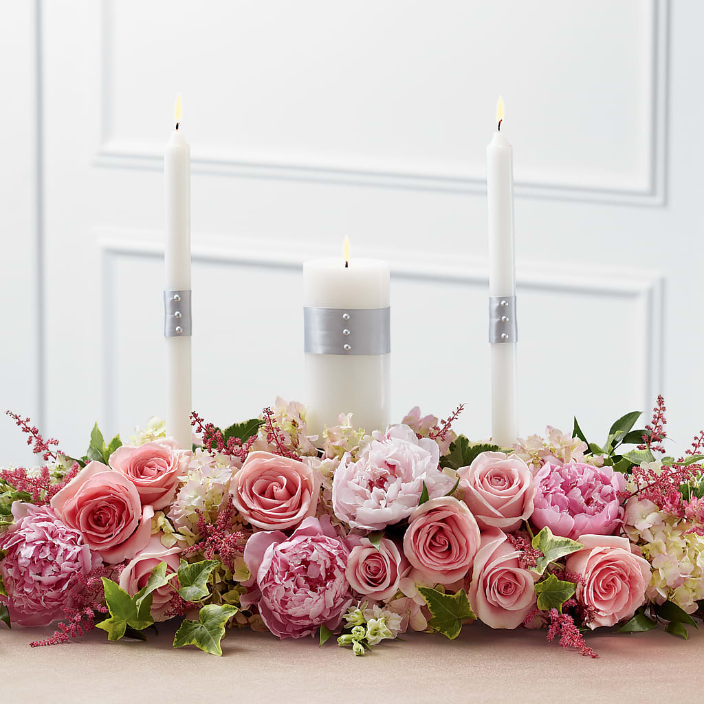 Worldwide Romance Unity Candle Arrangement – Savannah Flower Market, Savannah GA