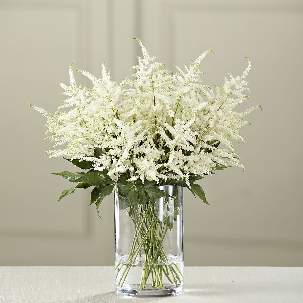 White Astilbe Bouquet – Savannah Flower Market, Savannah GA
