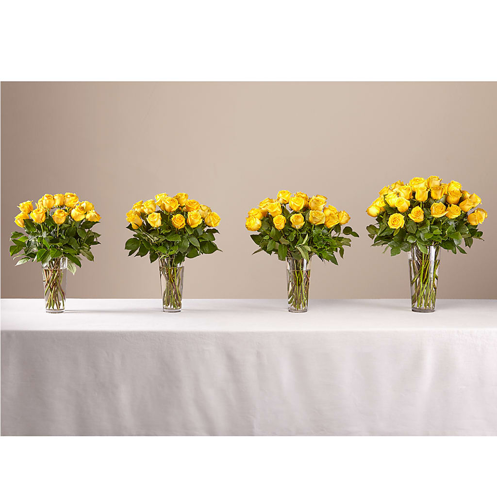 Long Stem Yellow Rose Bouquet –  Savannah Flower Market, Savannah GA