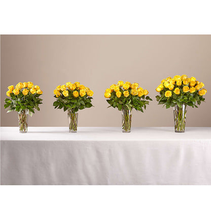 Long Stem Yellow Rose Bouquet –  Savannah Flower Market, Savannah GA
