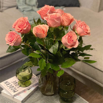 Long Stem Pink Rose Bouquet –  Savannah Flower Market, Savannah GA