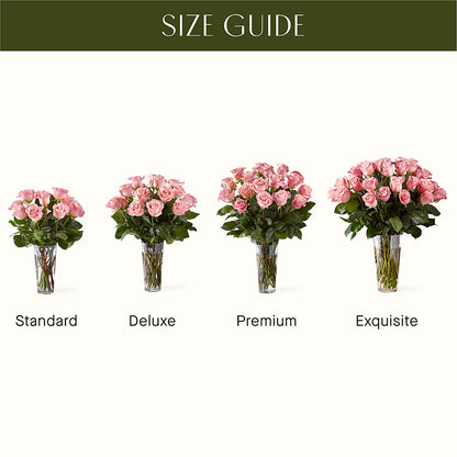 Long Stem Pink Rose Bouquet –  Savannah Flower Market, Savannah GA