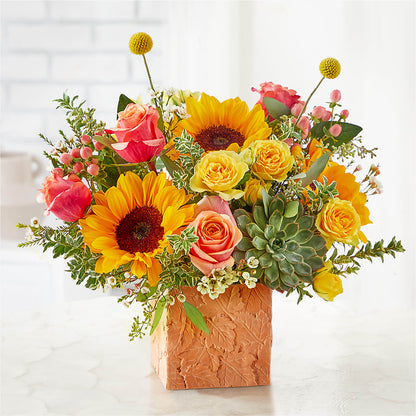 Sunflower Season Bouquet –  Savannah Flower Market, Savannah GA