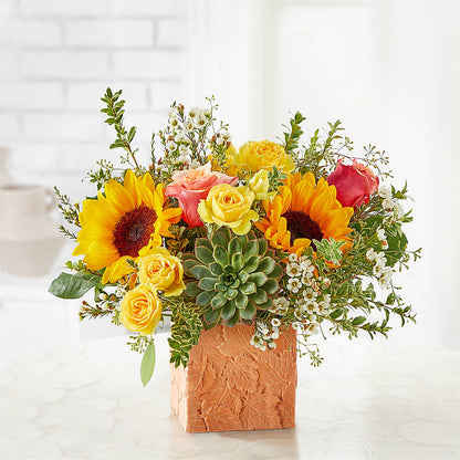 Sunflower Season Bouquet –  Savannah Flower Market, Savannah GA