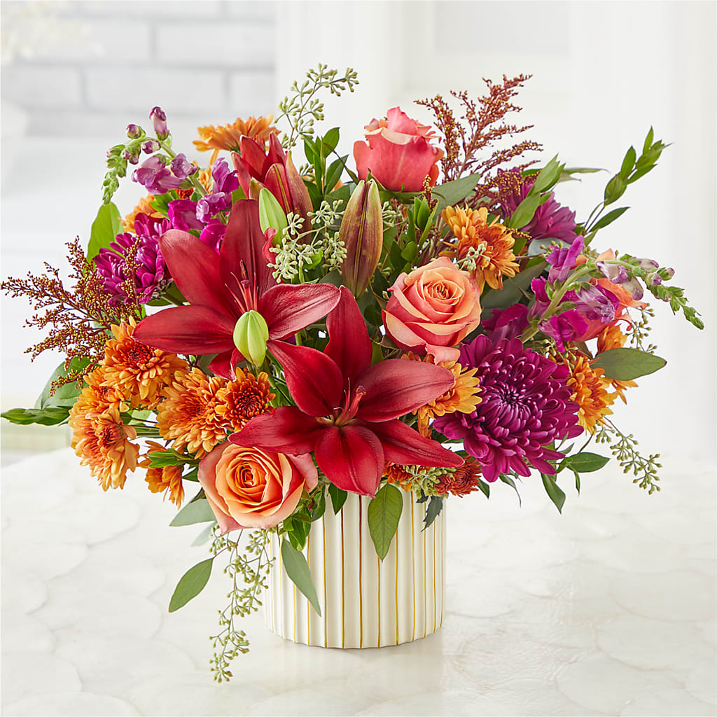 Burgundy Landscape Bouquet –  Savannah Flower Market, Savannah GA