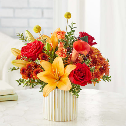 Scarlet Skies Bouquet –  Savannah Flower Market, Savannah GA