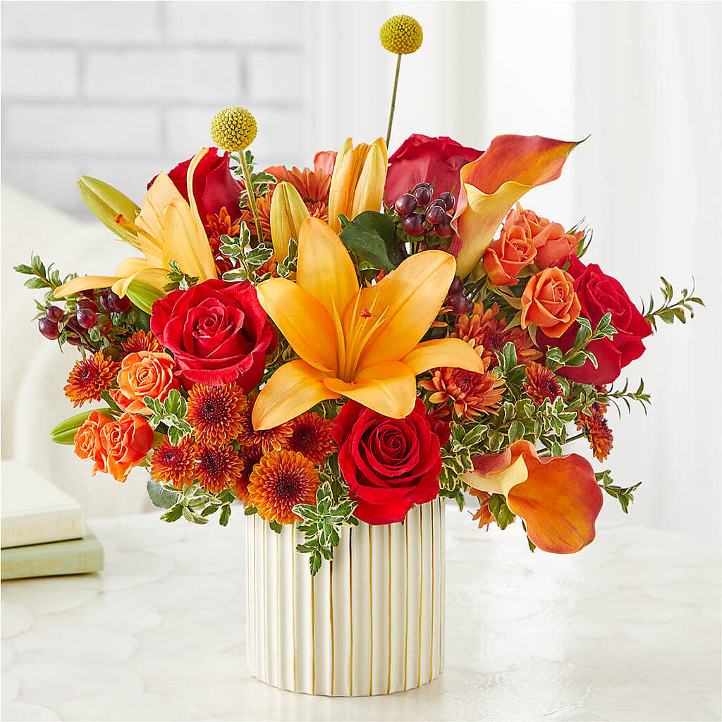 Scarlet Skies Bouquet –  Savannah Flower Market, Savannah GA