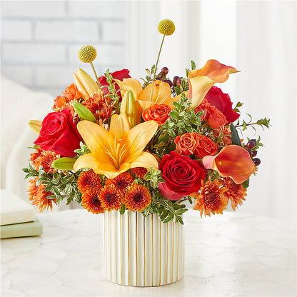Scarlet Skies Bouquet –  Savannah Flower Market, Savannah GA