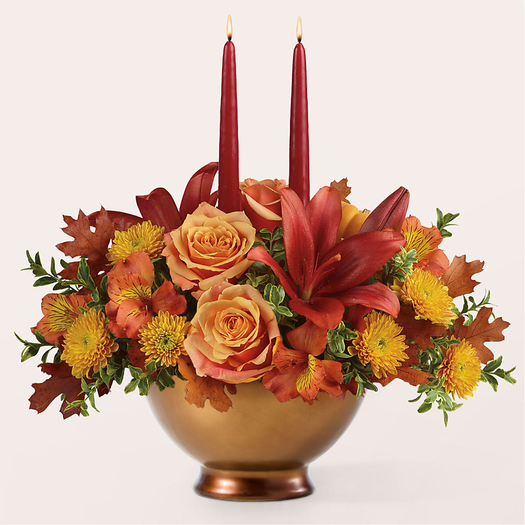 Harvest Table Centerpiece –  Savannah Flower Market, Savannah GA