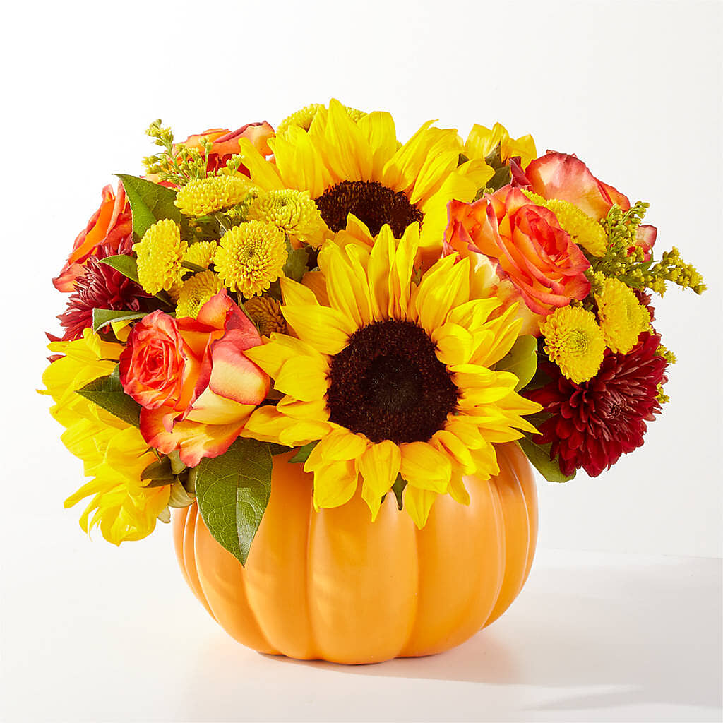 Golden Gourd Pumpkin Bouquet –  Savannah Flower Market, Savannah GA