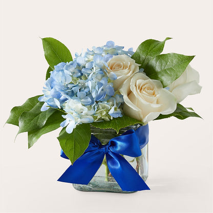 Sky Blue Delight Bouquet –  Savannah Flower Market, Savannah GA
