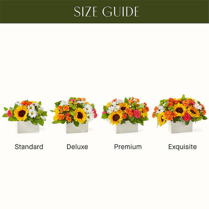 Sun-drenched Blooms Box Bouquet –  Savannah Flower Market, Savannah GA
