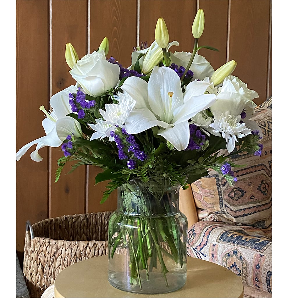 Beyond Blue Bouquet –  Savannah Flower Market, Savannah GA