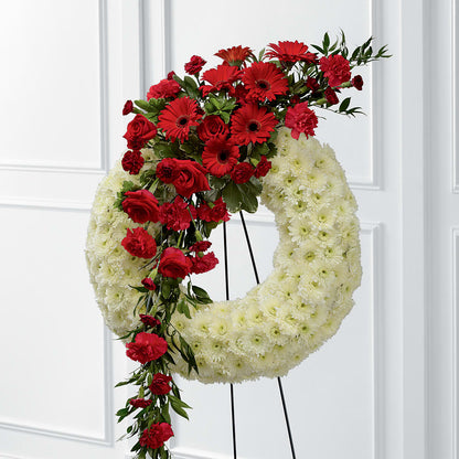 Graceful Tribute Wreath –  Savannah Flower Market, Savannah GA