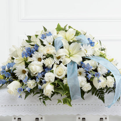 Tender Treasure Casket Spray –  Savannah Flower Market, Savannah GA
