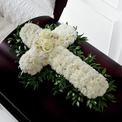Peaceful Memories Casket Spray (Standard) –  Savannah Flower Market, Savannah GA