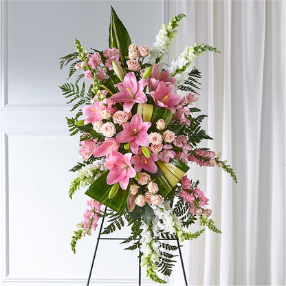 Elegant Embrace Standing Spray –  Savannah Flower Market, Savannah GA