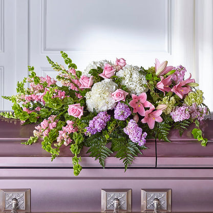 Life's Gratitude Casket Spray –  Savannah Flower Market, Savannah GA