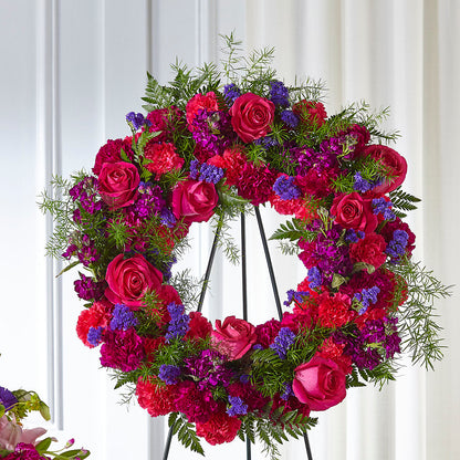 Calming Colors Wreath –  Savannah Flower Market, Savannah GA
