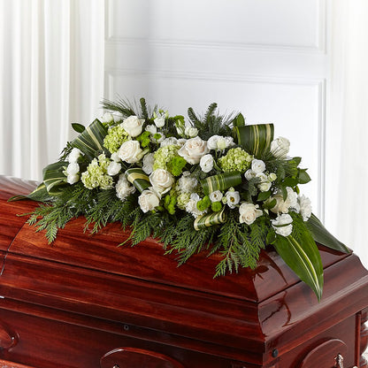 Hopeful Gesture Casket Spray –  Savannah Flower Market, Savannah GA