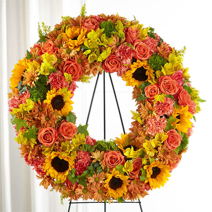 Autumnal Memories Wreath (Standard) –  Savannah Flower Market, Savannah GA